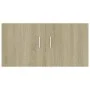 Sonoma oak engineered wood wall cabinet 80x39x40 cm by vidaXL, Shelves and shelves - Ref: Foro24-802798, Price: 84,11 €, Disc...
