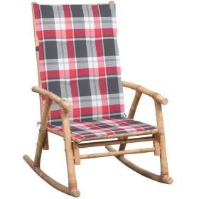 Schaukelstuhl mit Bambus-Kissen von , Gartenstühle - Ref: Foro24-3063916, Preis: 137,43 €, Rabatt: %