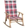 Silla mecedora con cojín bambú by , Garden chairs - Ref: Foro24-3063916, Price: 137,29 €, Discount: %