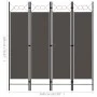 Trennwand mit 4 anthrazitgrauen Paneelen 160x180 cm von vidaXL, Raumteiler - Ref: Foro24-320704, Preis: 37,86 €, Rabatt: %