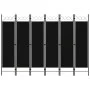 6-teiliger schwarzer Raumteiler 240x180 cm von vidaXL, Raumteiler - Ref: Foro24-320714, Preis: 53,66 €, Rabatt: %