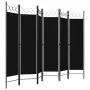 6-teiliger schwarzer Raumteiler 240x180 cm von vidaXL, Raumteiler - Ref: Foro24-320714, Preis: 53,66 €, Rabatt: %