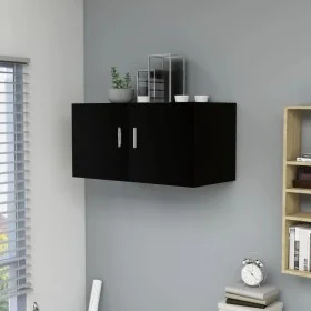 Wandschrank Sperrholz schwarz 80x39x40 cm von vidaXL, Regale und Regale - Ref: Foro24-802796, Preis: 52,45 €, Rabatt: %