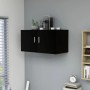 Armario de pared madera contrachapada negro 80x39x40 cm de vidaXL, Estantes y estanterías - Ref: Foro24-802796, Precio: 53,16...