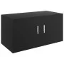Wandschrank Sperrholz schwarz 80x39x40 cm von vidaXL, Regale und Regale - Ref: Foro24-802796, Preis: 52,37 €, Rabatt: %