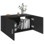 Wandschrank Sperrholz schwarz 80x39x40 cm von vidaXL, Regale und Regale - Ref: Foro24-802796, Preis: 52,37 €, Rabatt: %