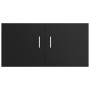 Armario de pared madera contrachapada negro 80x39x40 cm de vidaXL, Estantes y estanterías - Ref: Foro24-802796, Precio: 53,16...