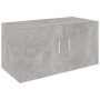 Wandschrank aus betongrauem Sperrholz, 80 x 39 x 40 cm von vidaXL, Regale und Regale - Ref: Foro24-802799, Preis: 55,08 €, Ra...
