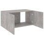 Wandschrank aus betongrauem Sperrholz, 80 x 39 x 40 cm von vidaXL, Regale und Regale - Ref: Foro24-802799, Preis: 55,08 €, Ra...