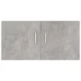 Armario de pared madera contrachapada gris hormigón 80x39x40 cm de vidaXL, Estantes y estanterías - Ref: Foro24-802799, Preci...