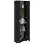 Flurschrank aus schwarzem Sperrholz 55x25x189 cm von vidaXL, Kleiderschränke - Ref: Foro24-802850, Preis: 124,19 €, Rabatt: %
