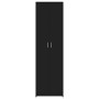 Armario de pasillo de madera contrachapada negro 55x25x189 cm de vidaXL, Armarios roperos - Ref: Foro24-802850, Precio: 126,5...