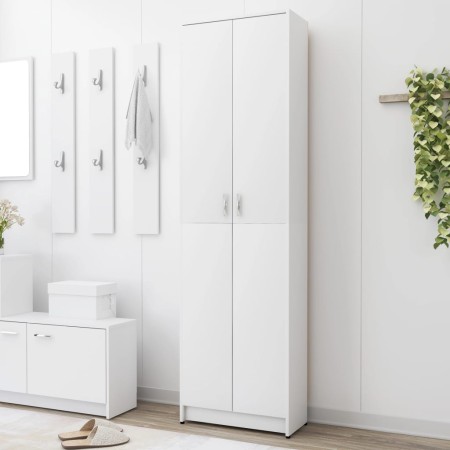 Weißer Flurschrank aus Sperrholz, 55 x 25 x 189 cm von vidaXL, Kleiderschränke - Ref: Foro24-802849, Preis: 143,98 €, Rabatt: %