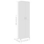 Weißer Flurschrank aus Sperrholz, 55 x 25 x 189 cm von vidaXL, Kleiderschränke - Ref: Foro24-802849, Preis: 143,98 €, Rabatt: %