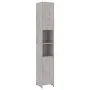 Concrete gray plywood bathroom cabinet 30x30x183.5 cm by vidaXL, Bathroom furniture - Ref: Foro24-802601, Price: 65,49 €, Dis...