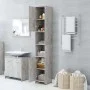 Armario baño madera contrachapada gris hormigón 30x30x183,5 cm de vidaXL, Muebles de baño - Ref: Foro24-802601, Precio: 65,49...