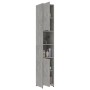 Badezimmerschrank aus betongrauem Sperrholz, 30 x 30 x 183,5 cm von vidaXL, Badezimmermöbel - Ref: Foro24-802601, Preis: 65,7...