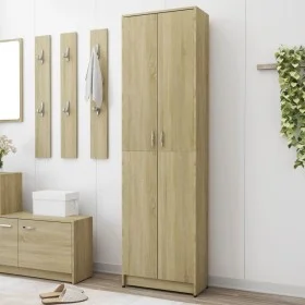 Sperrholz Flurschrank Eiche Farbe 55x25x189 cm von vidaXL, Kleiderschränke - Ref: Foro24-802852, Preis: 120,35 €, Rabatt: %