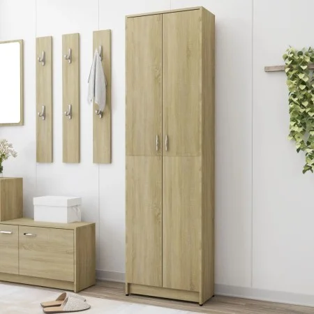 Sperrholz Flurschrank Eiche Farbe 55x25x189 cm von vidaXL, Kleiderschränke - Ref: Foro24-802852, Preis: 122,26 €, Rabatt: %