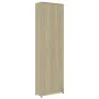 Sperrholz Flurschrank Eiche Farbe 55x25x189 cm von vidaXL, Kleiderschränke - Ref: Foro24-802852, Preis: 122,26 €, Rabatt: %