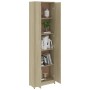Sperrholz Flurschrank Eiche Farbe 55x25x189 cm von vidaXL, Kleiderschränke - Ref: Foro24-802852, Preis: 125,73 €, Rabatt: %