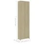 Sperrholz Flurschrank Eiche Farbe 55x25x189 cm von vidaXL, Kleiderschränke - Ref: Foro24-802852, Preis: 122,26 €, Rabatt: %
