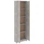 Armario de pasillo de aglomerado gris hormigón 55x25x189 cm de vidaXL, Armarios roperos - Ref: Foro24-802853, Precio: 117,84 ...