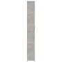 Armario de pasillo de aglomerado gris hormigón 55x25x189 cm de vidaXL, Armarios roperos - Ref: Foro24-802853, Precio: 117,84 ...