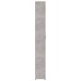 Betongrauer Flurschrank aus Spanplatte, 55 x 25 x 189 cm von vidaXL, Kleiderschränke - Ref: Foro24-802853, Preis: 118,24 €, R...