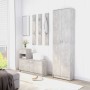 Betongrauer Flurschrank aus Spanplatte, 55 x 25 x 189 cm von vidaXL, Kleiderschränke - Ref: Foro24-802853, Preis: 118,24 €, R...