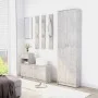Concrete gray chipboard hallway cabinet 55x25x189 cm by vidaXL, Wardrobes - Ref: Foro24-802853, Price: 116,63 €, Discount: %