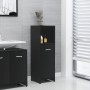 Schwarzer Badezimmerschrank aus Sperrholz, 30 x 30 x 95 cm von vidaXL, Badezimmermöbel - Ref: Foro24-802589, Preis: 50,34 €, ...