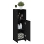 Schwarzer Badezimmerschrank aus Sperrholz, 30 x 30 x 95 cm von vidaXL, Badezimmermöbel - Ref: Foro24-802589, Preis: 50,34 €, ...
