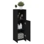 Schwarzer Badezimmerschrank aus Sperrholz, 30 x 30 x 95 cm von vidaXL, Badezimmermöbel - Ref: Foro24-802589, Preis: 48,50 €, ...
