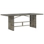 Garden dining set 7 pieces and gray synthetic rattan cushions by , Garden sets - Ref: Foro24-3213532, Price: 994,46 €, Discou...