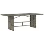 Garden dining set 7 pieces and gray synthetic rattan cushions by , Garden sets - Ref: Foro24-3213532, Price: 1,00 €, Discount: %