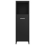 Schwarzer Badezimmerschrank aus Sperrholz, 30 x 30 x 95 cm von vidaXL, Badezimmermöbel - Ref: Foro24-802589, Preis: 50,34 €, ...