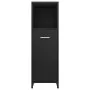 Schwarzer Badezimmerschrank aus Sperrholz, 30 x 30 x 95 cm von vidaXL, Badezimmermöbel - Ref: Foro24-802589, Preis: 48,50 €, ...