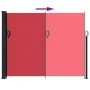 Red retractable side awning 160x300 cm by , Umbrellas - Ref: Foro24-4004312, Price: 86,88 €, Discount: %