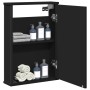 Schwarzer Badezimmerspiegelschrank aus Holzwerkstoff, 42 x 12 x 60 cm von , Schminktische - Ref: Foro24-842431, Preis: 56,45 ...
