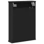 Black engineered wood bathroom mirror cabinet 42x12x60 cm by , Dressing tables - Ref: Foro24-842431, Price: 55,10 €, Discount: %