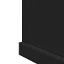 Black engineered wood bathroom mirror cabinet 42x12x60 cm by , Dressing tables - Ref: Foro24-842431, Price: 55,10 €, Discount: %
