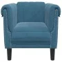 Blauer Samtsessel von , Sofas - Ref: Foro24-372573, Preis: 171,71 €, Rabatt: %
