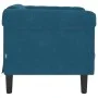 Blauer Samtsessel von , Sofas - Ref: Foro24-372573, Preis: 171,71 €, Rabatt: %