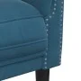 Blauer Samtsessel von , Sofas - Ref: Foro24-372573, Preis: 171,71 €, Rabatt: %