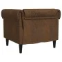 Brauner Chesterfield-Sessel aus Stoff von , Sofas - Ref: Foro24-372546, Preis: 188,18 €, Rabatt: %