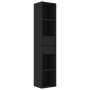 Schwarzes Sperrholzregal 36x30x171 cm von vidaXL, Bücherregale und Regale - Ref: Foro24-802868, Preis: 78,06 €, Rabatt: %