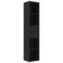 Schwarzes Sperrholzregal 36x30x171 cm von vidaXL, Bücherregale und Regale - Ref: Foro24-802868, Preis: 76,65 €, Rabatt: %