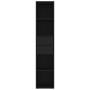 Estantería madera contrachapada negro 36x30x171 cm
