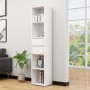 Engineered wood glossy white shelf 36x30x171 cm by vidaXL, Bookcases and shelves - Ref: Foro24-802873, Price: 98,78 €, Discou...